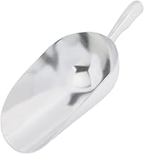 Winco Aluminum Utility Scoop, 38-Ounce, Medium | Or candy, Restaurant service, Great for Ingredients, Ice, Portioning and Food Preparation