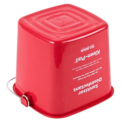 Carlisle FoodService Products 8 Quarts / Red / 1 Buckets