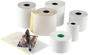 National Checking Company White 1 Ply Register Roll Tape, 3.13 inch - 30 Rolls per case.