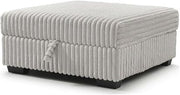 Glory Furniture Teddy G00187-O Ottoman Ivory