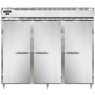 DL3RE-SA-PT Designer Line Extra-Wide Three Section Pass-Thru Refrigerator by Continental Refrigerator – Commercial Grade