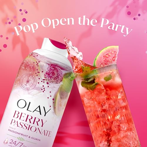 Olay Berry Passionate with Passionfruit & Guava / 22 Fl Oz (Pack of 1) / White Body Washes