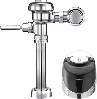 111 Water Closet Flushometer, 3780046 & Sloan G2 RESS-C Retrofit, 3325435 Bundle - Fixture Connection Top Spud, 1.28 GPF Flush Valve, Exposed Top Mount Sensor, 6 Year Battery Life