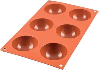 Silikomart Mould Half-Sphere, Orange, 70mm