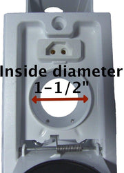 Central Vacuum Supervalve White - 791790W by Canplas – White