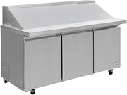 70 3/8" Mega Top Sandwich/Salad Prep Table w/Refrigerated Base, 115v