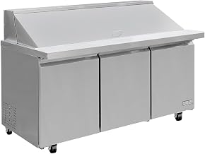 70 3/8" Mega Top Sandwich/Salad Prep Table w/Refrigerated Base, 115v