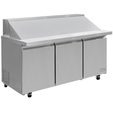 70 3/8" Mega Top Sandwich/Salad Prep Table w/Refrigerated Base by MOTAK – 75.59x38.98x49.21, In Description, Check Images, Model MST-72-30-X