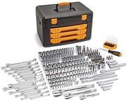 GEARWRENCH 80966 243 Pc. 6 Pt. Mechanics Tool Set In 3 Drawer Storage Box | 3 Drawer Storage Box