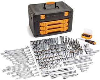GEARWRENCH 80966 243 Pc. 6 Pt. Mechanics Tool Set In 3 Drawer Storage Box | 3 Drawer Storage Box