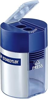 6 Pack: Staedtler® Round Double-Hole Sharpener with Tub