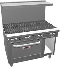 Southbend 4482AC 48" Ultimate Restaurant Gas Range w/ 8 Non-Clog Wavy Grate Burners, (1) Convection Oven & (1) Cabinet Base