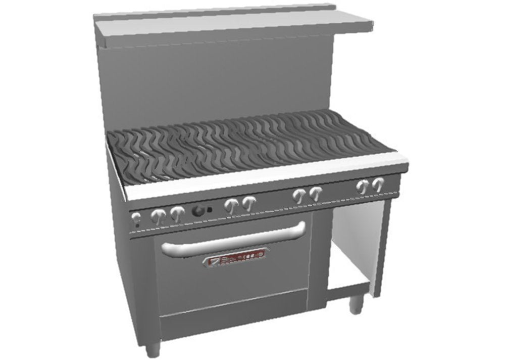 Southbend 48" Ultimate Restaurant Gas Range w/ 8 Non-Clog Wavy Grate Burners by SOUTH BEND – Stainless Steel, Model 4482AC