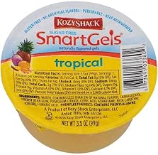 Kozy Shack Sugar Free Tropical Smartgels, 3.5 Ounce -- 48 per case.