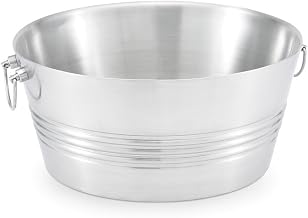 Vollrath 47226 Double-Wall Conical Stainless Beverage Bin Tabletop