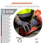 Ergodyne X-Small / Gray / Coated Safety Work Gloves