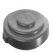 Round Brute Lid by Rubbermaid – 55 Gal, Plastic, Gray, Model FG265400GRAY
