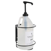Hand Sanitizers by HUBERT Black Wire Wall Mount Wipe/Sanitizer Holder - 6"Dia x 7"H – SteelWire, Black, Model WCH0514