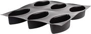 Sasa Demarle FP 1417 Flexipan Origine Baking Mat with 6 Calisson Cavities, Each 7.08 Inch x 3.54 Inch x 2 Inch High