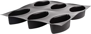 Sasa Demarle FP 1417 Flexipan Origine Baking Mat with 6 Calisson Cavities, Each 7.08 Inch x 3.54 Inch x 2 Inch High