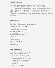 MX Mechanical Mini Wireless Illuminated Keyboard Linear Switches (RENEWED) by Logitech – Compact, Information Not Available, Graphite, Model 920-010551