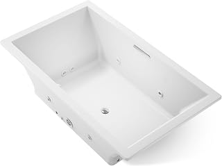 Kohler K-1174-XHGH-0 Underscore Rectangle Bathtub, White