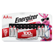 Energizer 16 Count (Pack of 1) / AA Batteries / Multicolor AA