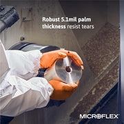 Ansell Size 9 (L) / Case (1000) / Orange Non-Sterile Gloves