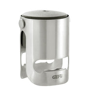 12730/Sparkling Wine Stopper by GEFU – One Size, Stainless Steel, Silver, Model GF12730