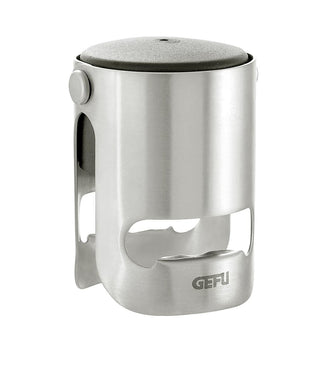12730/Sparkling Wine Stopper by GEFU – One Size, Stainless Steel, Silver, Model GF12730