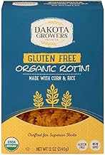 Dakota Growers Organic Gluten Free Rotini Pasta, 12 Ounce -- 12 per case.