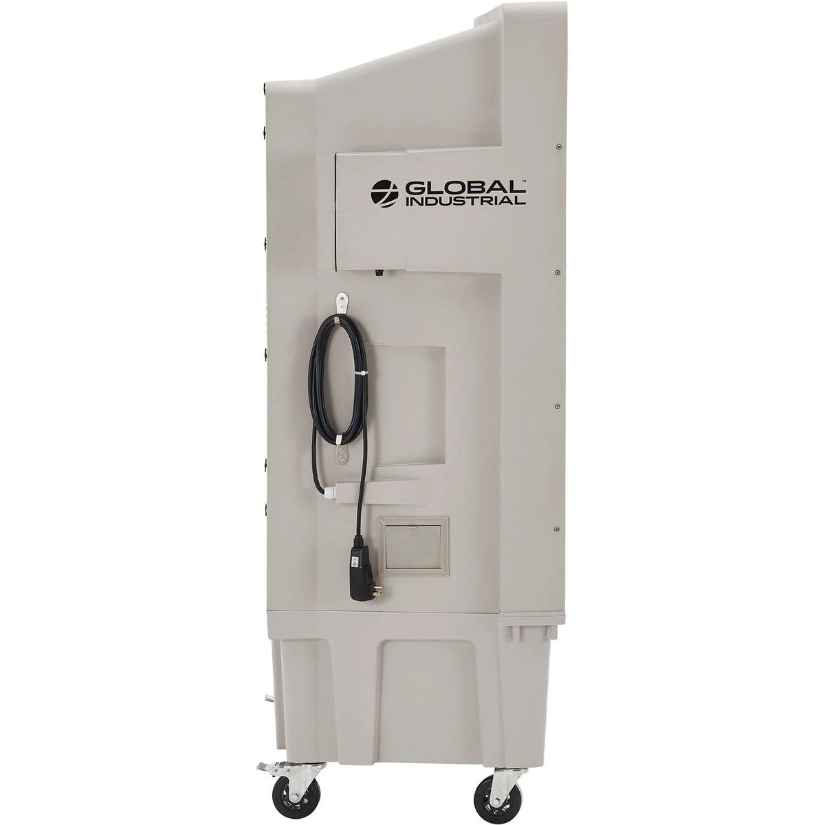 30" Diameter Portable Evaporative Cooler with LCD Display by Global Industrial – 27.5 inches x 44 inches x 65 inches, Plastic, Gray, Model 293131
