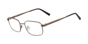 COLLINS 600 210 (210) BROWN 55/18/145 MALE Eyewear Frame by Flexon – 55/18/145, Metal, 210 (210) Brown, Model FLEXON COLLINS 600