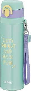 Thermos JNT-551 MP Water Bottle, Vacuum Insulated Travel Mug, 16.9 fl oz (550 ml), Mint Purple