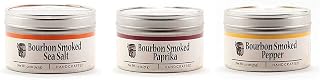 Bourbon Barrel Foods Bourbon Barrel Smoked Bundle of 3 - Bourbon Smoked Sea Salt, Bourbon Smoked Pepper, Bourbon Smoked Paprika