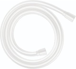 hansgrohe Techniflex Handheld Shower Replacement Shower Hose 63-inch Easy Install Modern Shower Hose in Matte White, 28276703
