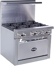 Royal Range RR-6 36" Gas Range - 6 Burners, 1 Oven