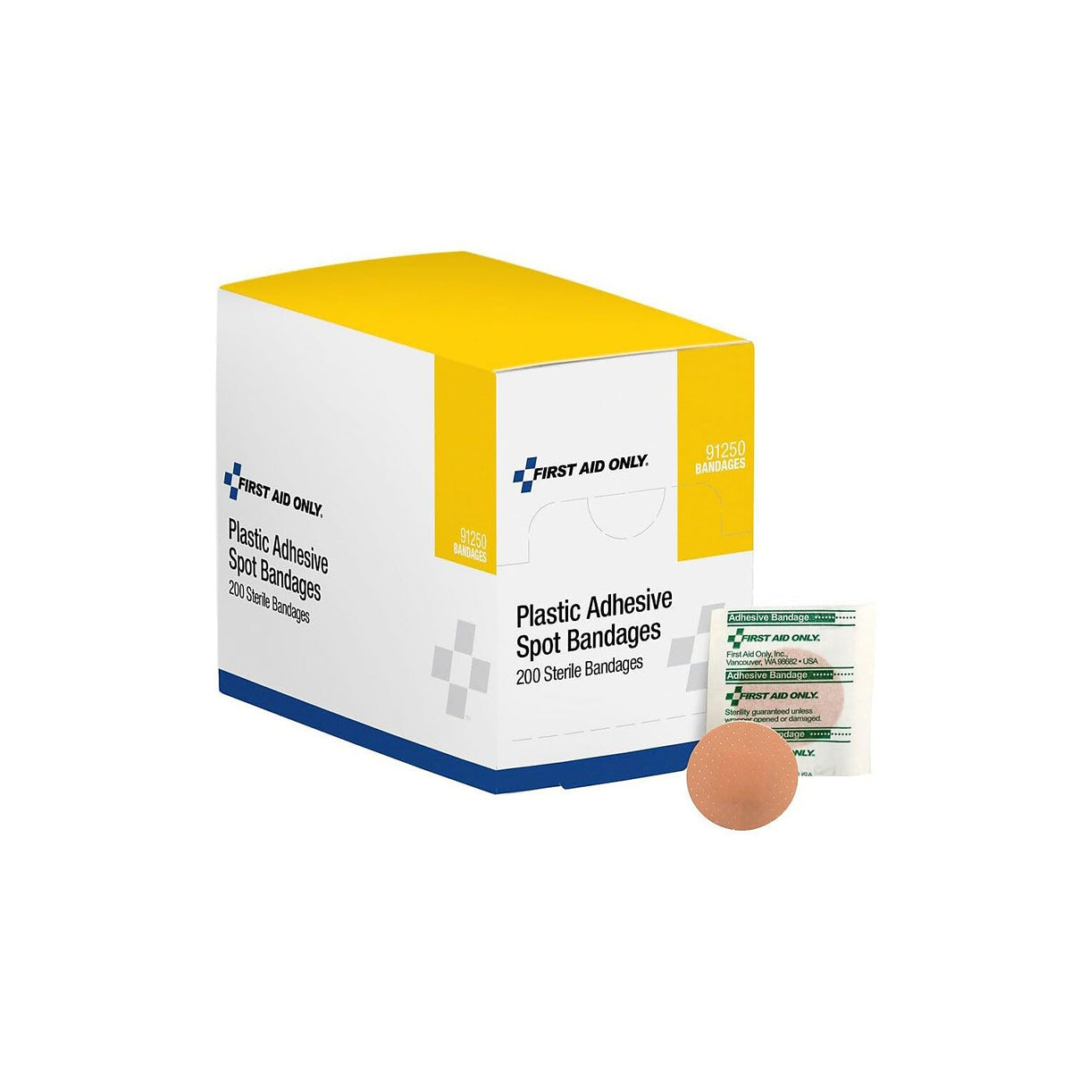 : Plastic Spot Adhesive Bandages by First Aid Only – Multi, Model 91250-020