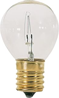 Satco S3729 Intermediate Base 40-Watt S11 Light Bulb, Clear