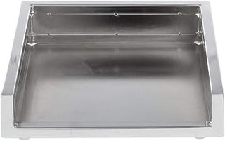 Expressly Hubert® Cerve Collection Chrome Napkin Holder - 8 3/5"L x 8 3/5"W x 2 1/10"H