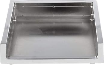 Expressly Hubert® Cerve Collection Chrome Napkin Holder - 8 3/5"L x 8 3/5"W x 2 1/10"H