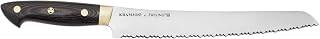 ZWILLING KRAMER EUROLINE Carbon Collection 2.0 10-inch Razor-Sharp German Bread Knife, Made in Company-Owned German Factory with Special Formula Steel perfected for almost 300 Years