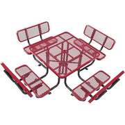 Global Industrial Red / Onesize / Industrial Picnic Tables