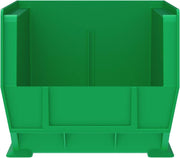 Akro-Mils Green / Containers / 15-Inch x 8-Inch x 7-Inch, 12-Pack Bucket Organizers