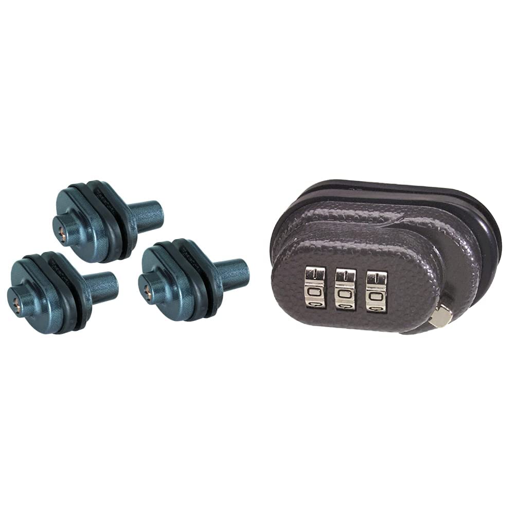 Gun Trigger Locks with Key (3 Pack) and Combination Trigger Lock by Master Lock – Commercial Grade