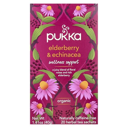 Pukka 20 Count (Pack of 1) / Elderberry & Echinacea / 1 Herbal