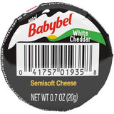 Mini White Cheddar Cheese by Babybel – 0.7 Ounce (Pack of 30), Pack of 30