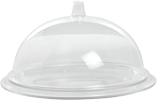 Cal-Mil Clear Acrylic Dry Tray and Dome - 8"Dia x 4"H