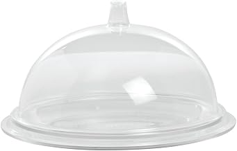 Cal-Mil Clear Acrylic Dry Tray and Dome - 8"Dia x 4"H
