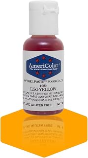 AmeriColor Egg Yellow, .75 Ounce Bottle, Soft Gel Paste Food Color